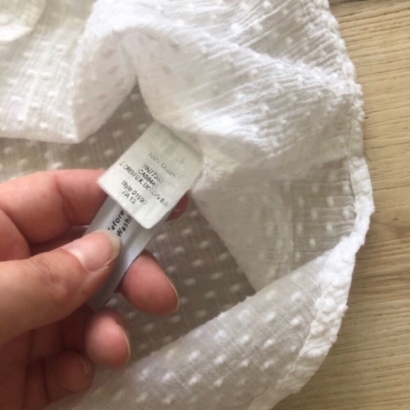 J. Crew Textured White Blouse - Picture 8 of 8